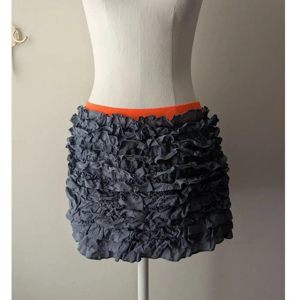J.Crew vintage ruffle mini skirt